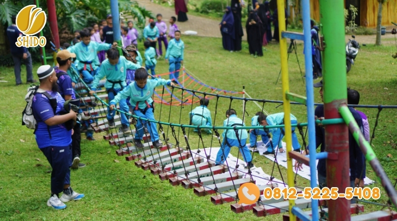 permainan-tali-outbound-anak-prigen